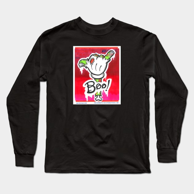 Boo! Long Sleeve T-Shirt by Thalohalo